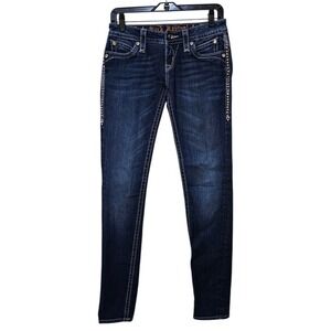 Rock Revival Johanna Skinny Jeans Women's 26 Stretch Blue Medium‎ Wash (W29xL31)